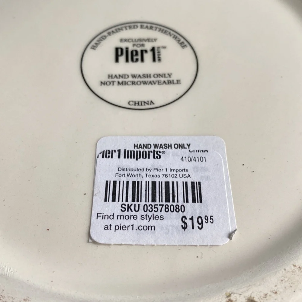Pier 1 Imports Ceramic Canister NWT